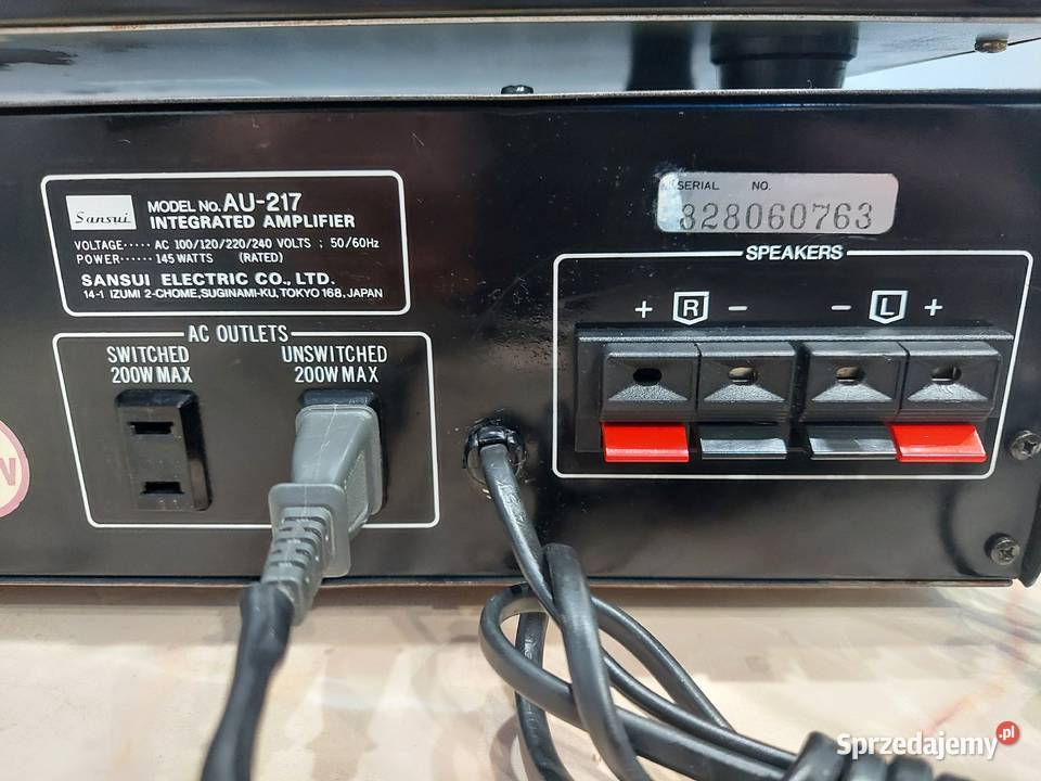 Sansui AU217 Amplifier and Sansui TU217 AMFM Łapy sprzedam