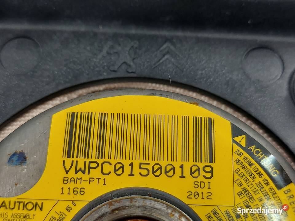 CITROEN DS3 12r poduszka AIRBAG 96718893ZD osobowe Kielce