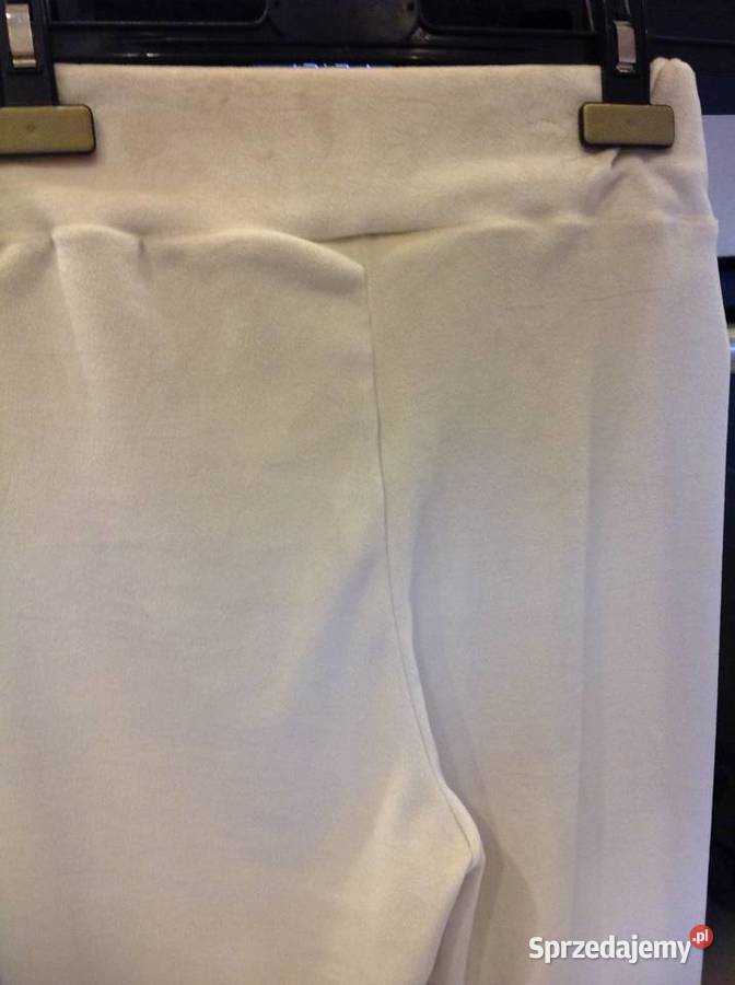 Leginsy Welurowe Damskie SM Beżowe NOWE Nowa Sól sprzedam