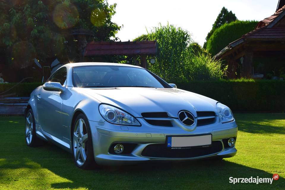 MercedesBenz SLK R171 Pakiet AMG 163 2005 Cabrio elektryczne lusterka Kluczbork sprzedam