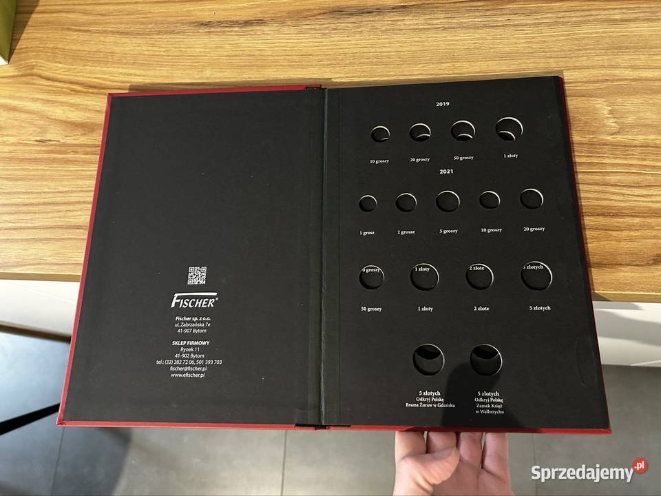 Klaser Fischer rocznikowy 2021 do 2023 Numizmatyka