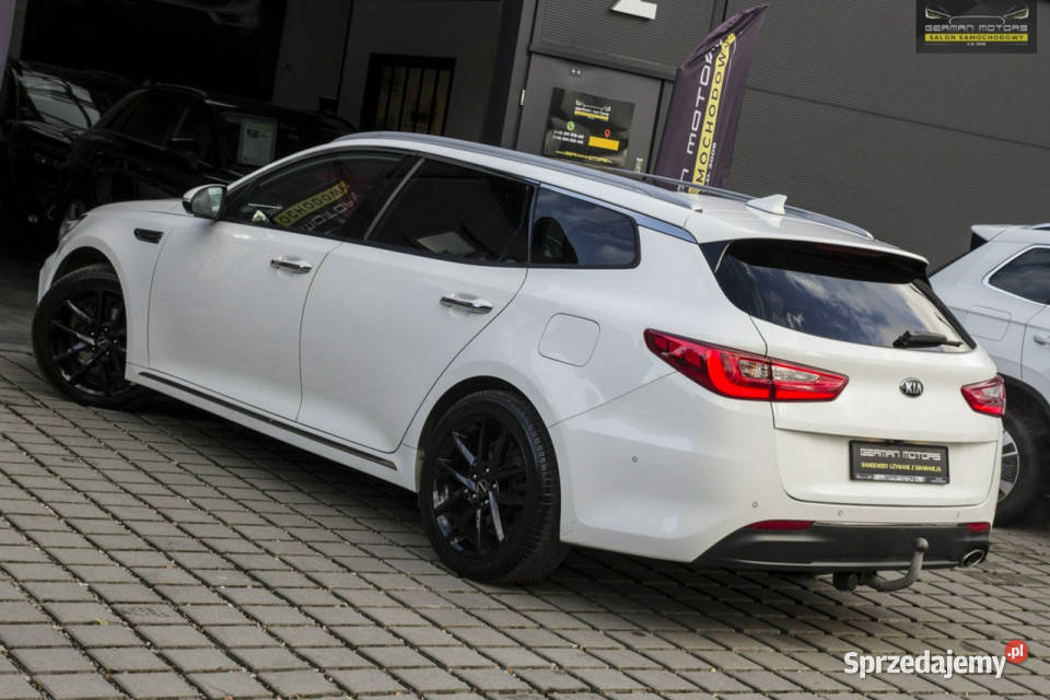 Kia Optima Panorama Ledy Kamera Hak Skóry Martwe łopatki zmiany biegów pomorskie Dębogórze