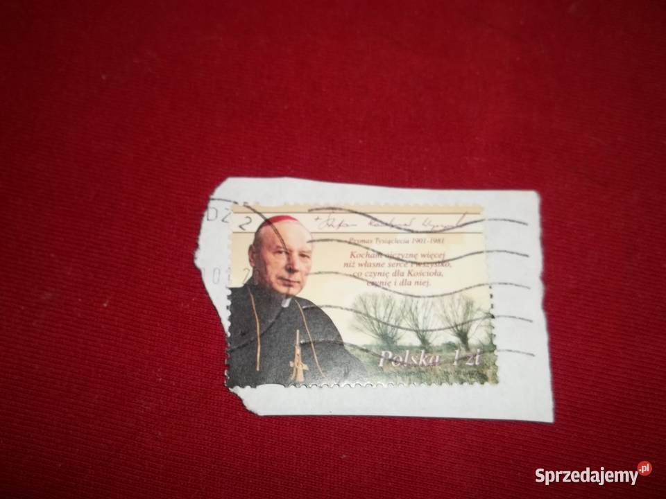 Znaczek pocztowy z papieżem Janem Pawłem II sprzedam