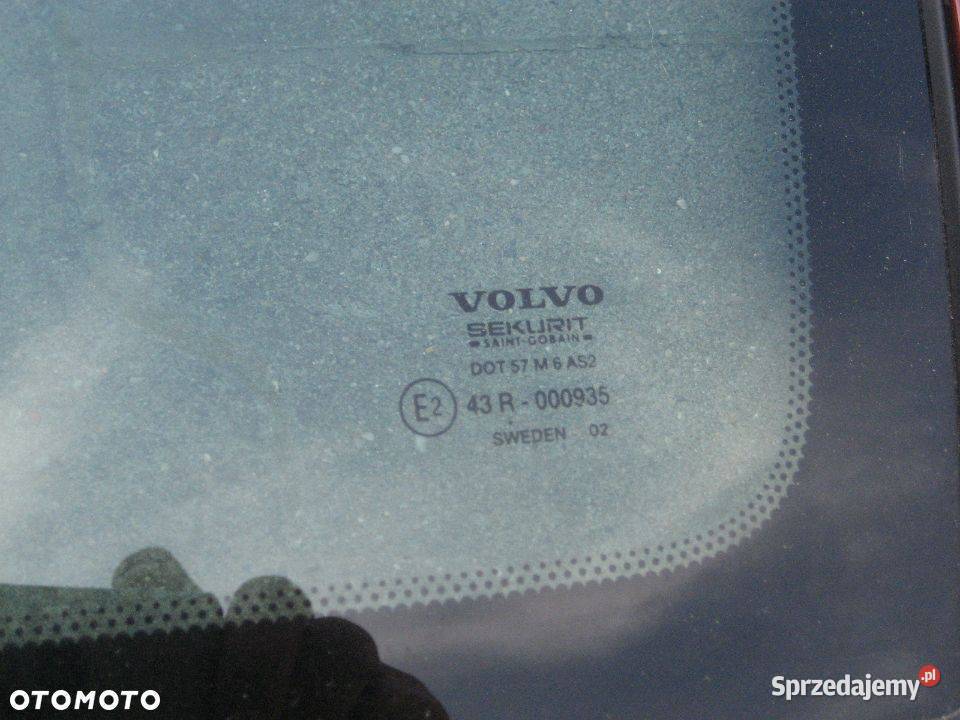 VOLVO V70 0004R SZYBA KAROSERYJNA TYŁ PRAWA