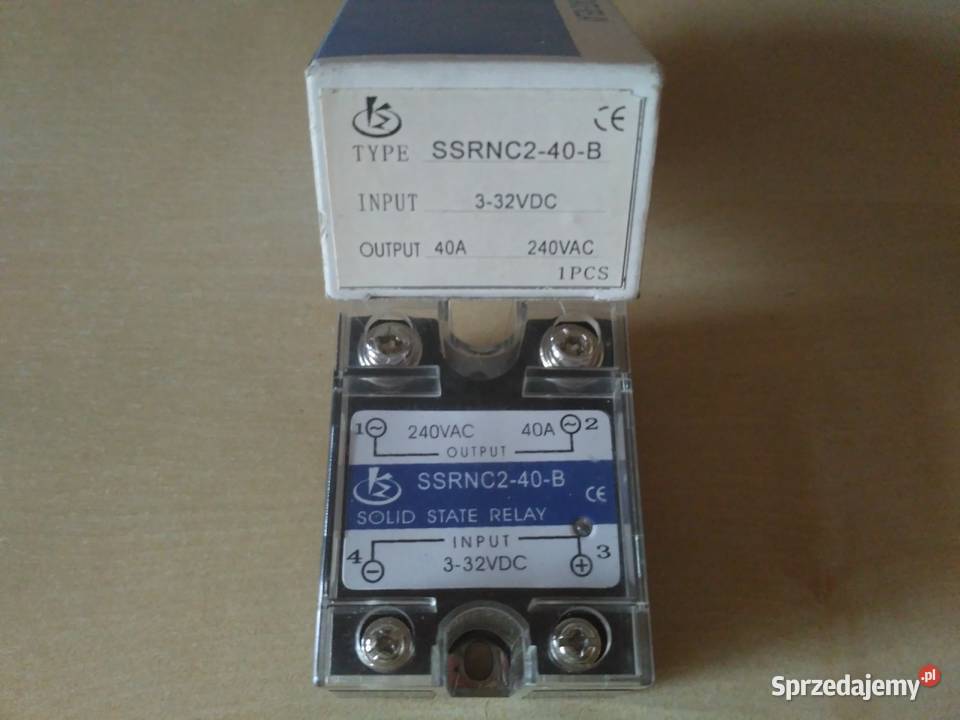 Przekaźnik półprzewodnikowy 40A SSRNC440B HQ śląskie Szczerbice sprzedam