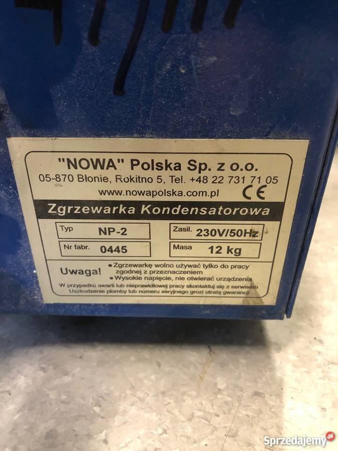 Zgrzewarka kondensatorowa NOVA NP 2
