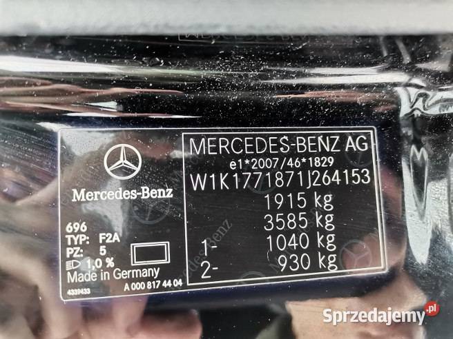 MERCEDESBENZ A 200 2020 133200 ccm 163 nieuszkodzony Warszawa