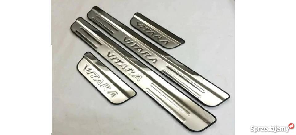 Listwy ozdobne na progi Suzuki Vitara stal listwy boczne sprzedam