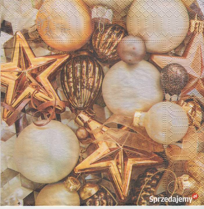 Decoupage serwetki Boże Narodzenie zestaw 5 Rękodzieło Skarżysko-Kamienna