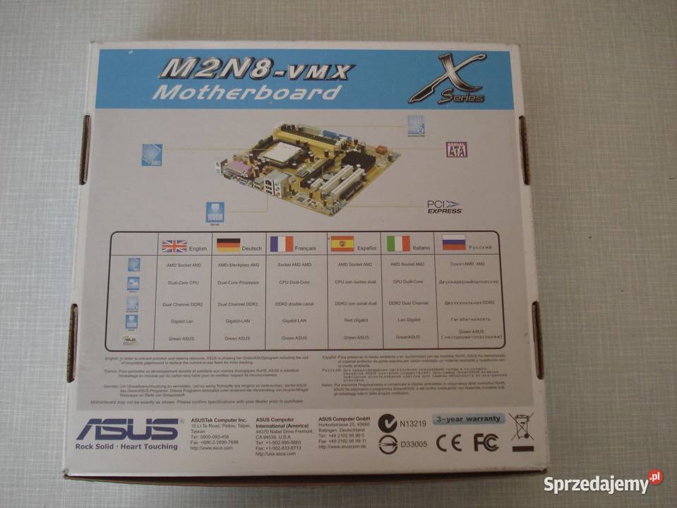 Asus M2N8 AM2 AMD Athlon 64x2 ddr2 4Gb Płyta Radom