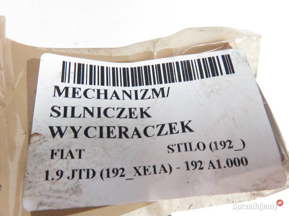 MECHANIZM WYCIERACZEK FIAT STILO 60511007