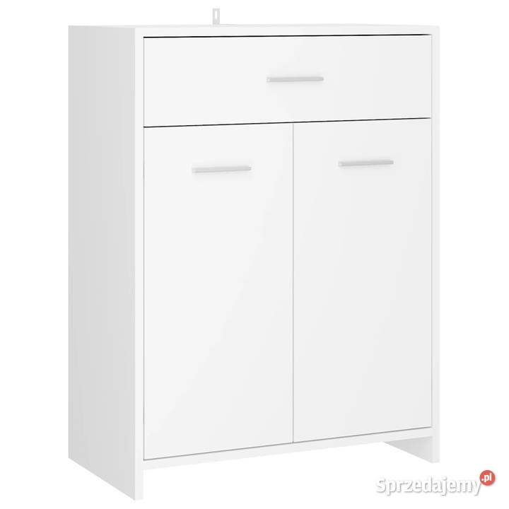 vidaXL Szafka łazienkowa biała 60x33x80 mazowieckie Warszawa