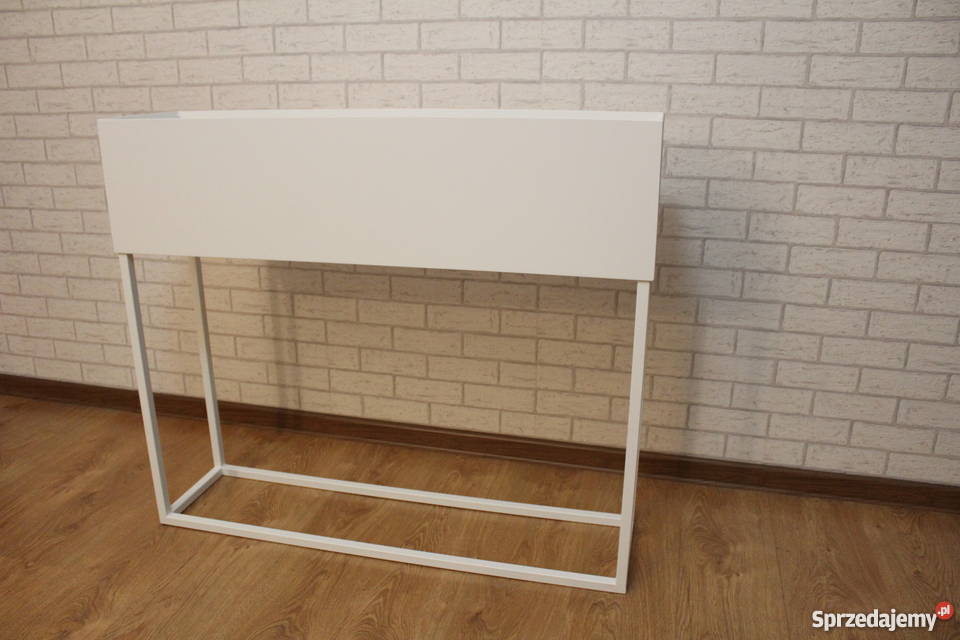 DONICA biała nowoczesna osłona na doniczke Katowice