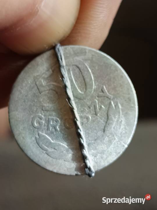 sprzedam monete 50 gr 1957 r lekka skretka lubelskie