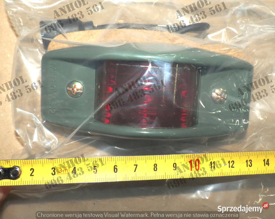 LAMPA obrysowa kierunkowskaz czerwona do HUMVEE Skwierzyna sprzedam