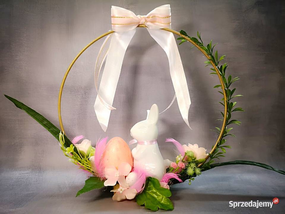 Stroik wielkanocny na kole Wielkanoc Kielce