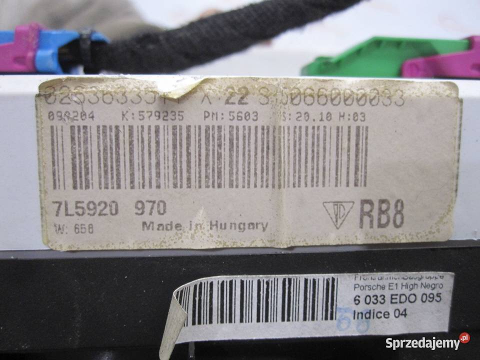 CAYENNE I 7L5 22 D licznik zegary 7L5920970 Kielce