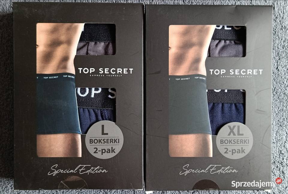TOP SECRET bokserki męskie 2pak rozmiar XL 9498 Bielizna Ełk
