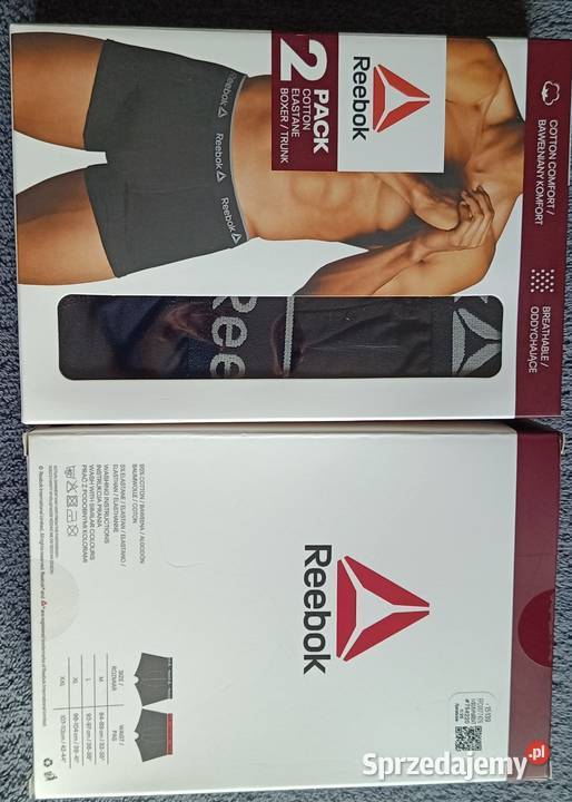 REEBOK bokserki męskie 2pak rozmiar XL 99104 95 Bielizna warmińsko-mazurskie Ełk