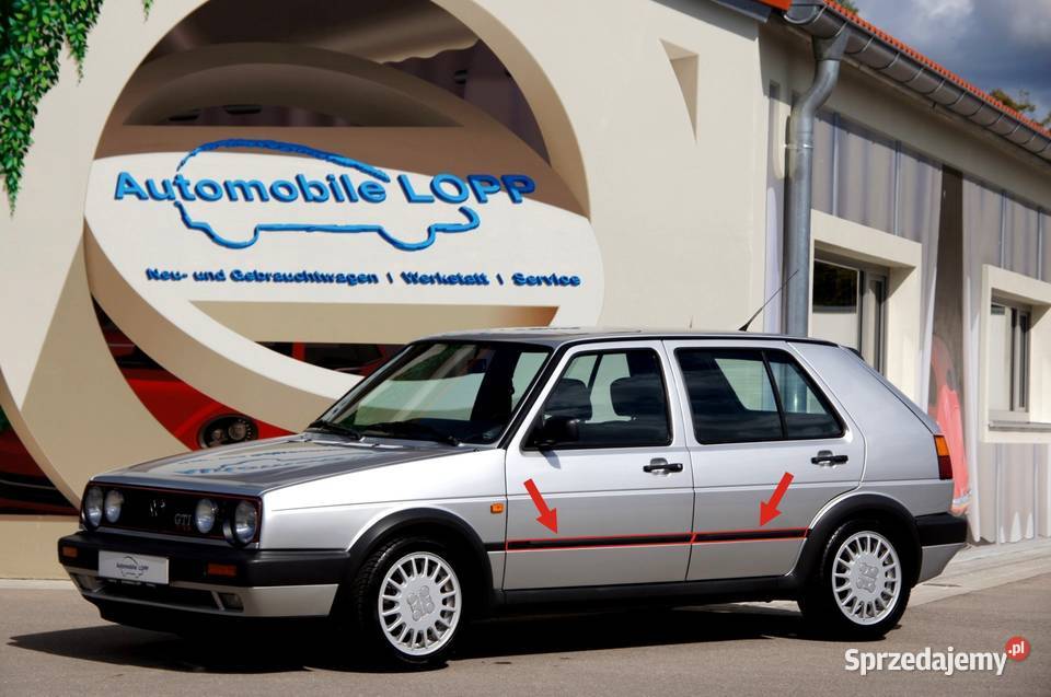 Listwy NOWE boczne na drzwi VW Golf mk2 2 II GTI Chojnice