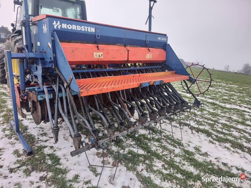 Siewnik nabudowany z broną Nordsten nieuszkodzony zachodniopomorskie