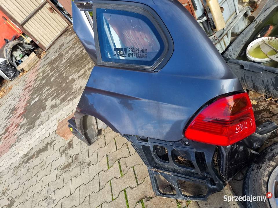 BMW 3 E91 Sparkling Graphite Blotnik Lewy Przod Skawina