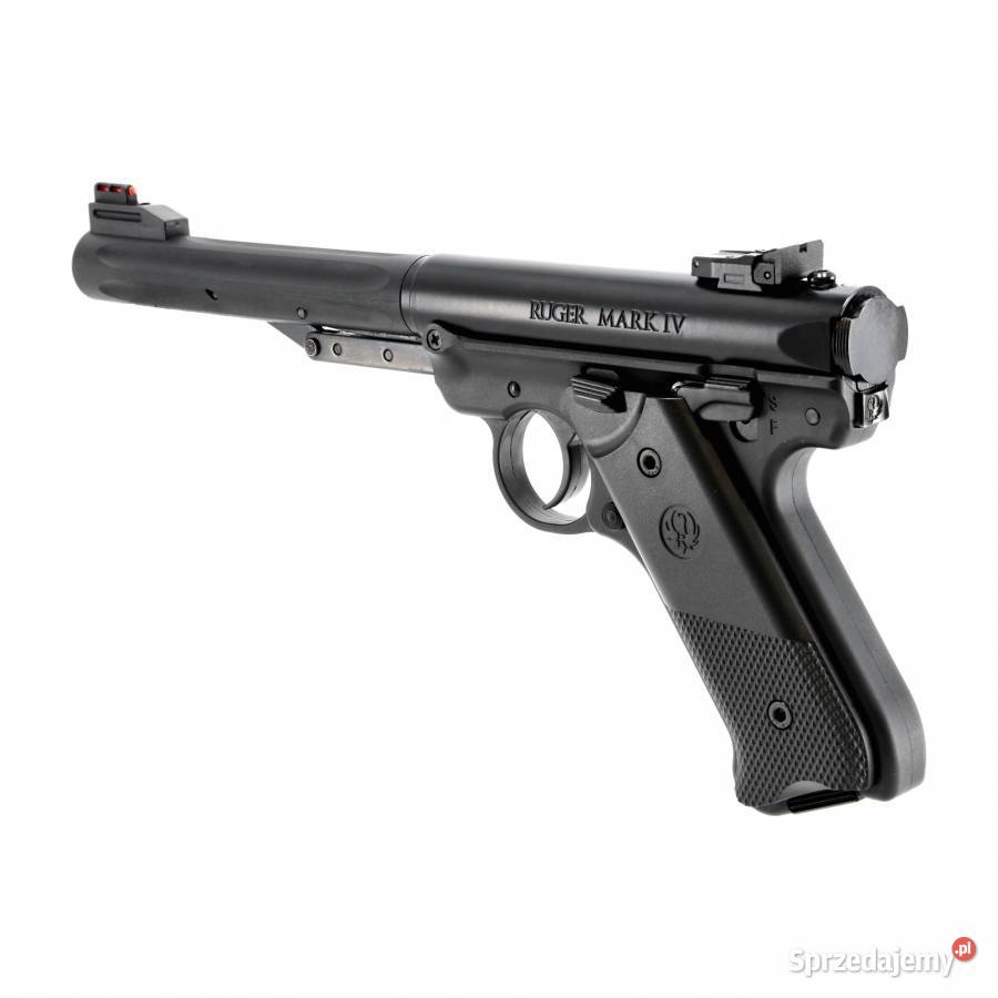 Pistolet wiatrówka Ruger Mark IV 45 mm czarny Trzcianka
