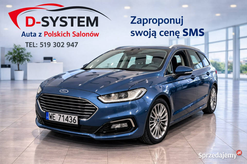 Ford Mondeo Titanium 23r Salon Polska 1Wł 20 czujnik martwego pola Mondeo Białystok