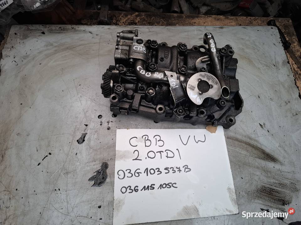 VW AUDI 20 TDI CBB pompa oleju walki balansowe osobowe Kielce sprzedam