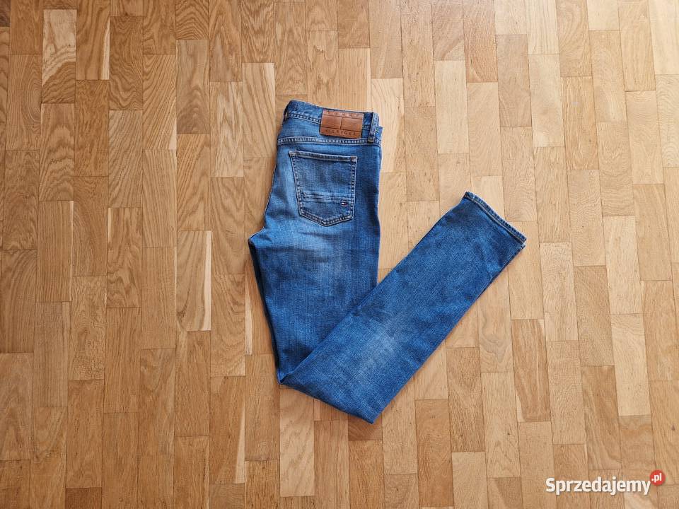Spodnie męskie dżinsy niebieskie Tommy Hilfiger małopolskie Bibice