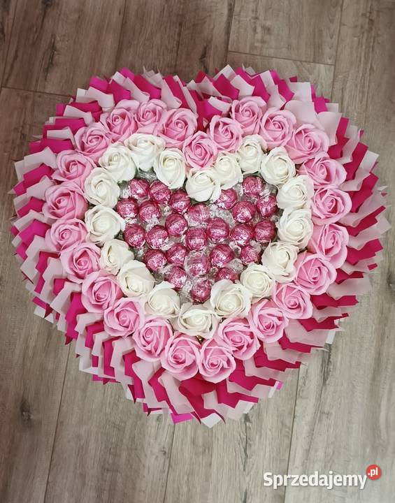 Bukiet jadalny Lindor 40 Różowy urodziny Warszawa sprzedam