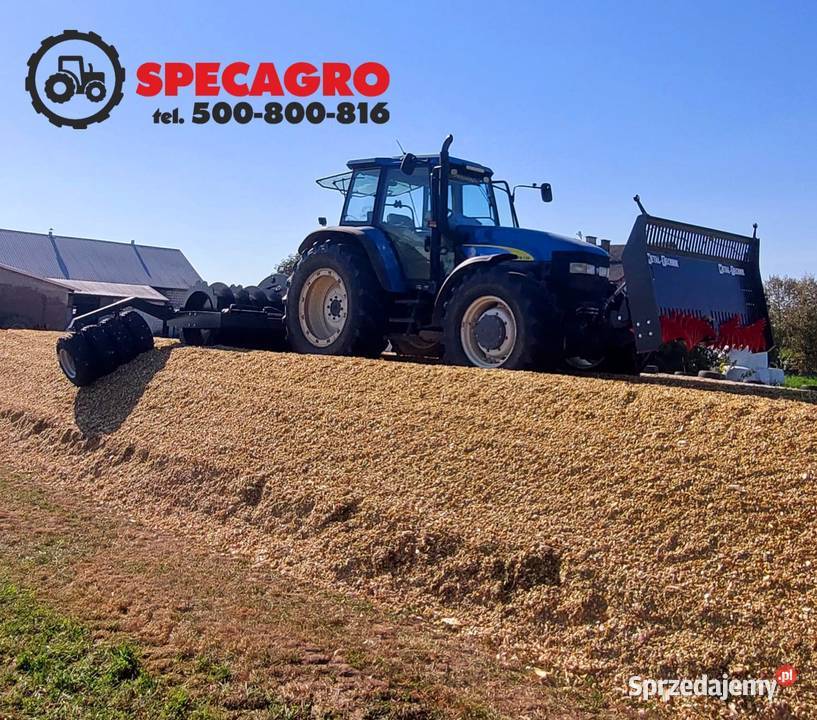 Wał pryzmowy zębaty do zagęszczania kiszonek w Wały łódzkie Stryków