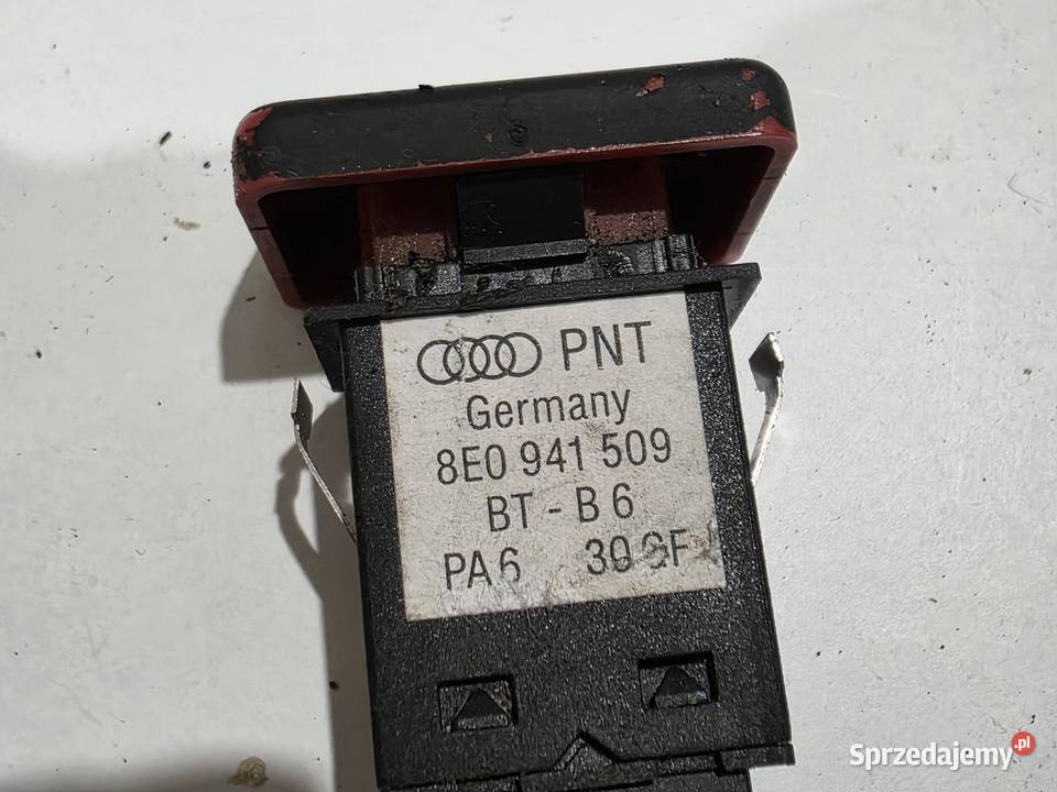 Włącznik świateł awaryjnych Audi a4b6 8E0941509 osobowe