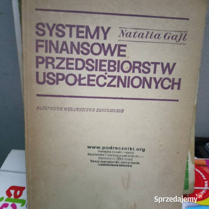 Systemy finansowe społeczeństw uprzemysłowionych Warszawa
