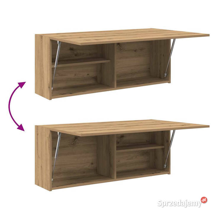 Wisząca szafka łazienkowa dąb artisan 100x25x40 mazowieckie Warszawa sprzedam