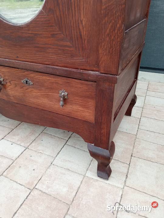 Elegancka Poniemiecka 2drzwiowa szafa ubraniowa Brzeg