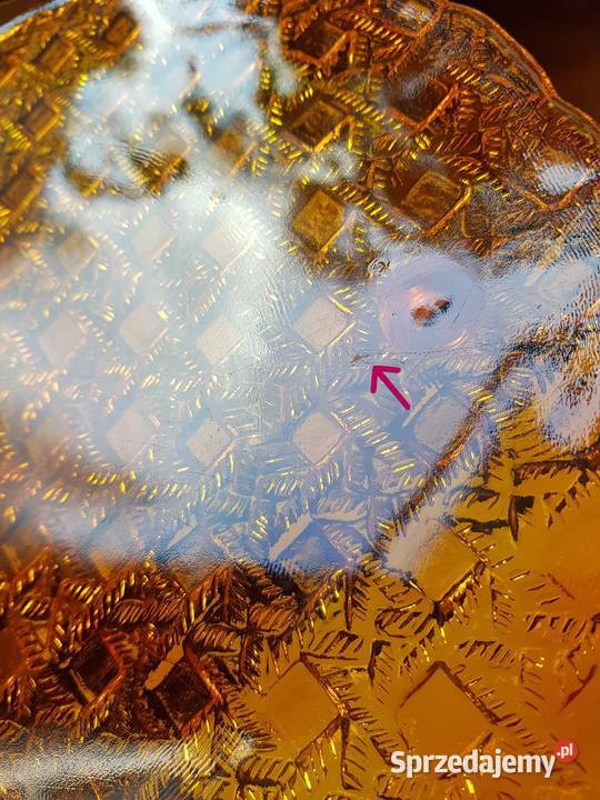 Patera na nóżkach Kratka Plecionka Ząbkowice śląskie Dąbrowa Górnicza