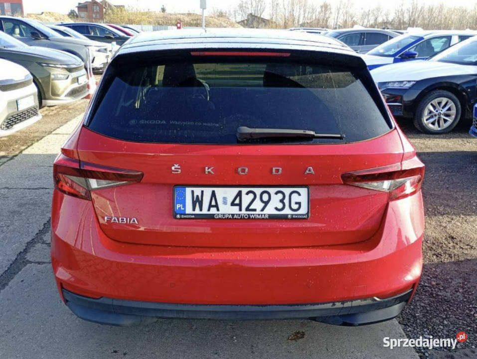 koda Fabia 10 TSI Style DSG IV 2021 światła LED śląskie Tychy