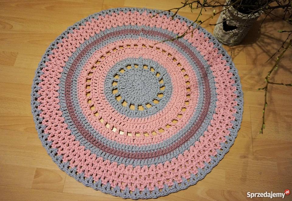 Dywan ze sznurka bawełnianego handmade wysyłka w Józefów