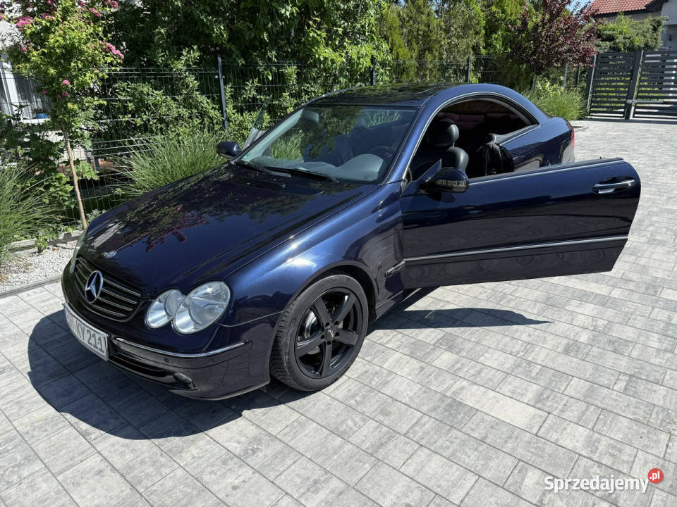 Mercedes CLK 200 zadbana 100 oryginalny przebieg reflektory ksenonowe wielkopolskie Poznań sprzedam
