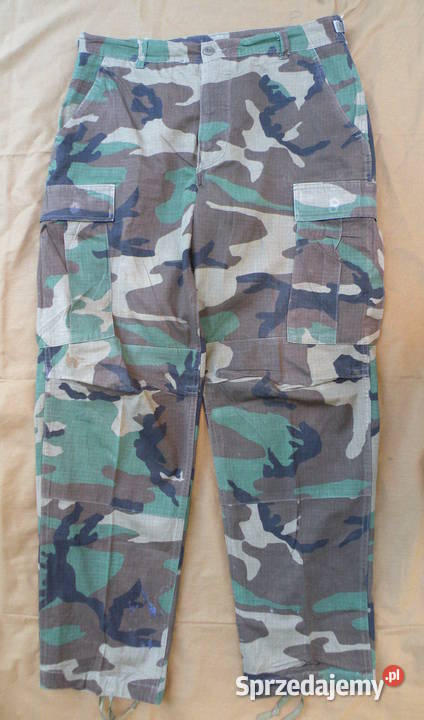 Spodnie BDU woodland medium regular cotton 91r Wrocław