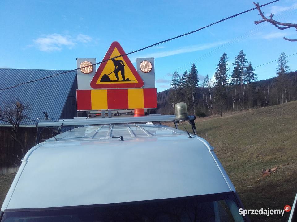 znak roboty drogowe małopolskie Limanowa