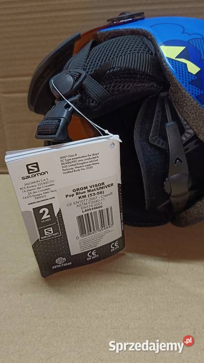 Salomon Grom Visor kask dziecięcy do sportów Olecko sprzedam