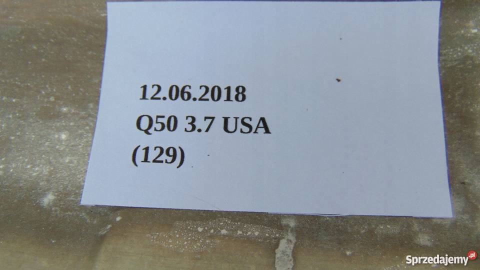 OSŁONA TERMICZNA BLACHA INFINITI Q50 Nowy Tomyśl