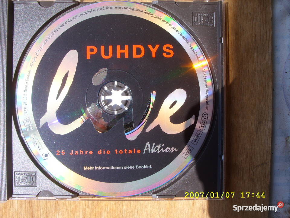 Rock plyta CD PUHDYS 3 plyty CD Wołów sprzedam