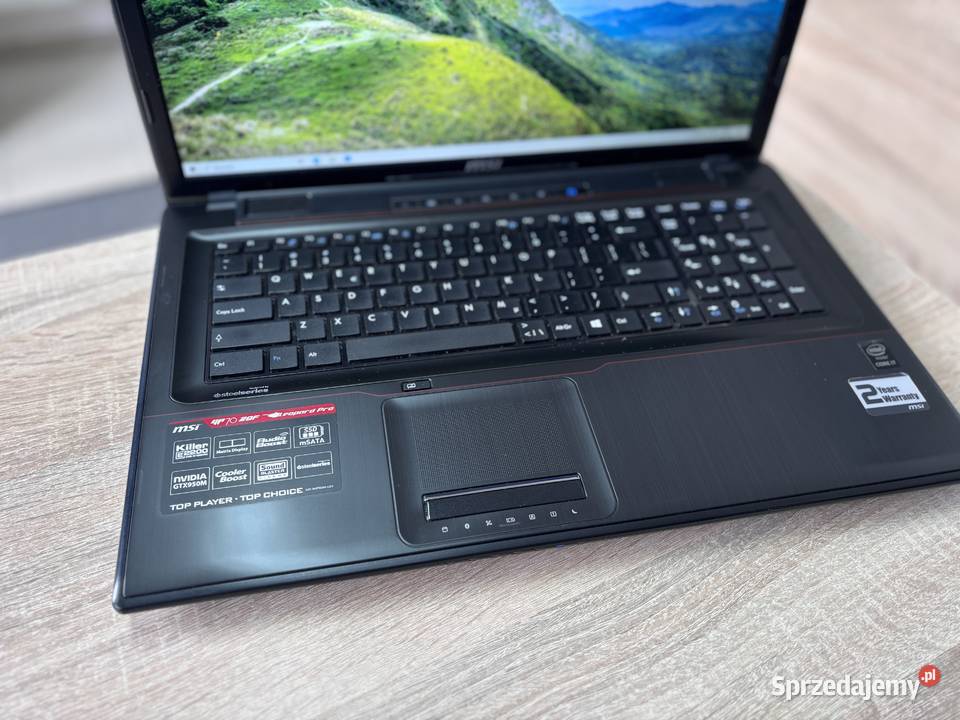 MSI GP70 2QF i74720HQ 16GB ram Nvidia GeForce Rzeszów