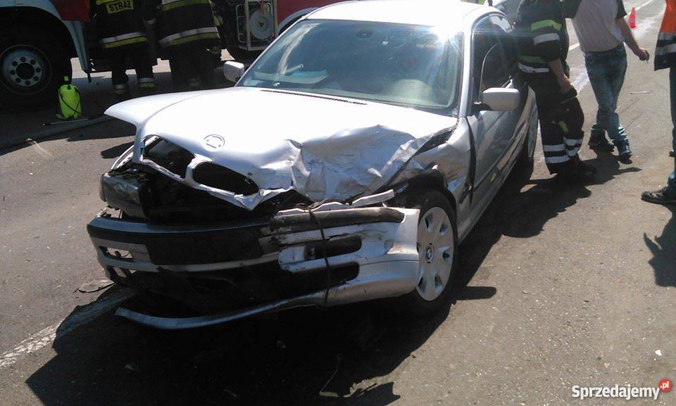 sprzedam bmw e46 uszkodzone bogata wersja elektryczne szyby Sosnowiec sprzedam