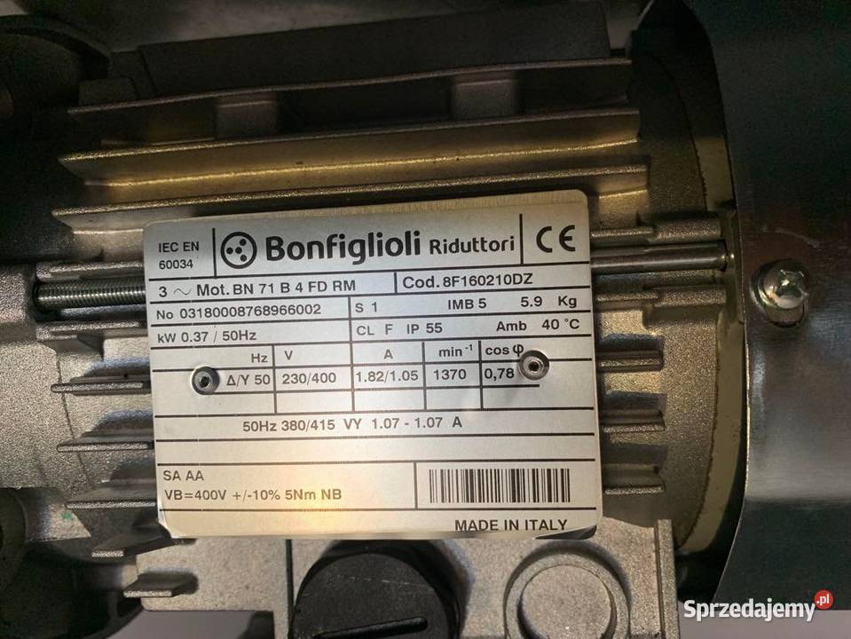 Silnik Bonfiglioli BN 71 B 4 FD RM 037kw 230400V Warszawa