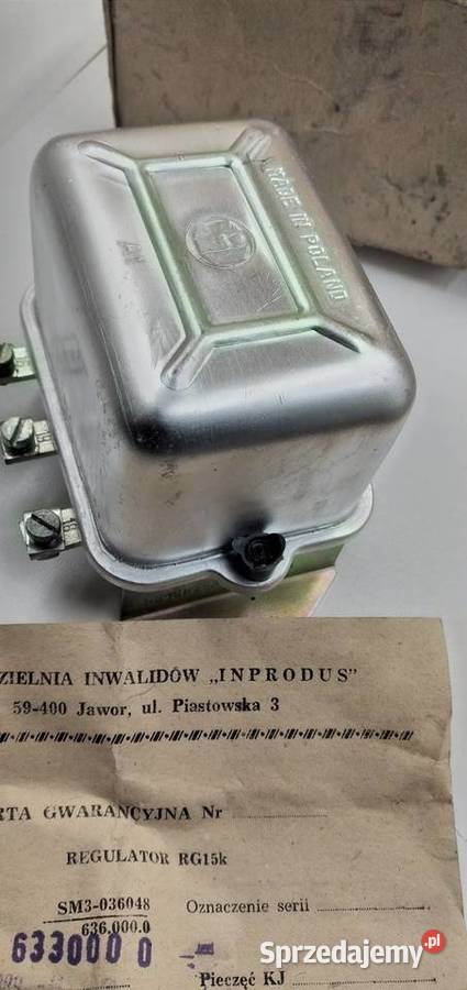 Regulator napięcia RG15k warszawa Żuk Nysa fiat Skarżysko-Kamienna sprzedam