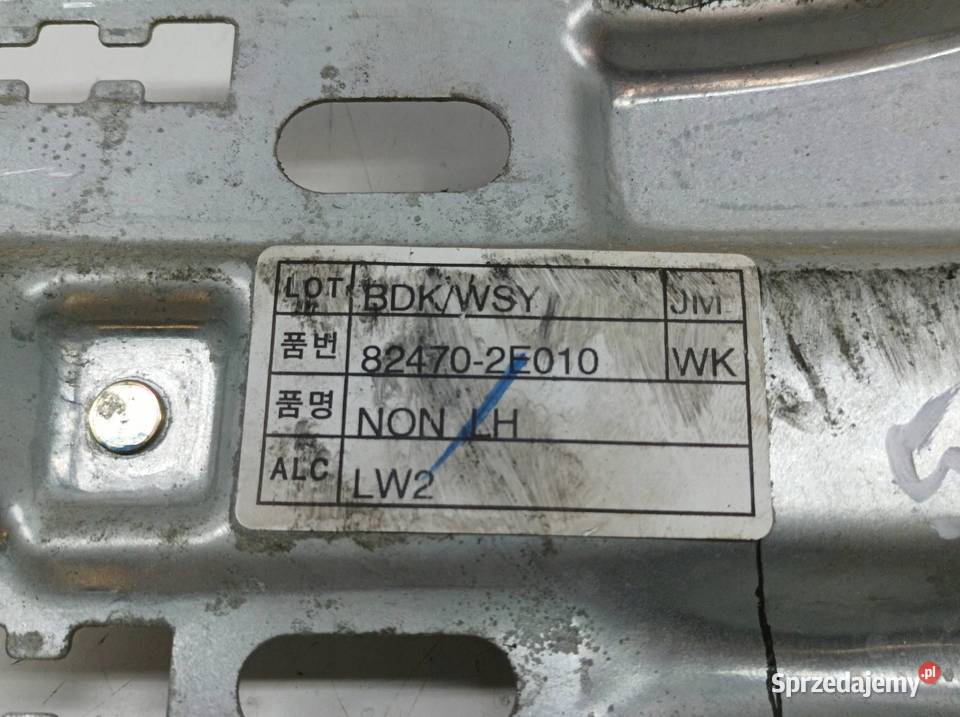 MECHANIZM SZYBY LEWY PRZÓD 824702E010 Hyundai